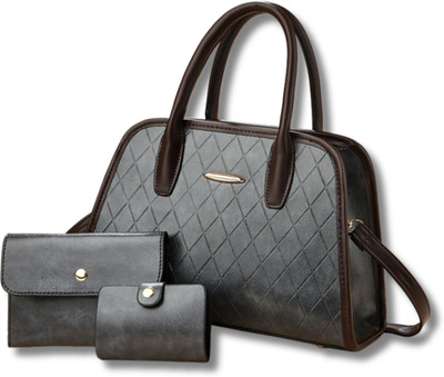 ZELION Women Grey Handbag