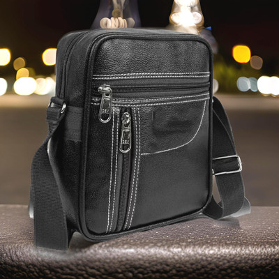JairaJ Black Sling Bag Men Sling Bag extra large