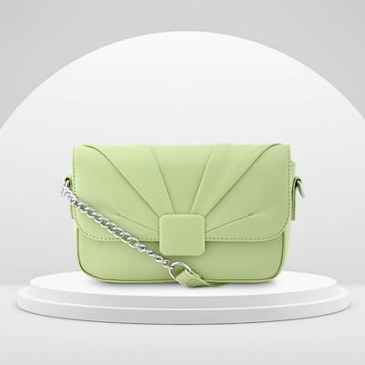 Fastrack Green Sling Bag Cool Matcha Party Sling Bag for Women