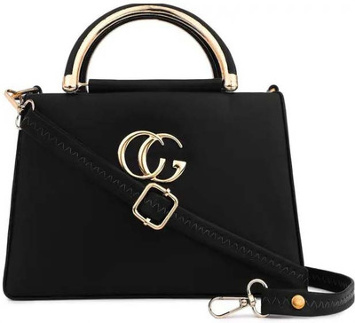 Fadedge Black Sling Bag CROSSBODY AND SHOULDER BAG FOR WOMENS AND GIRLS (TWR-001)