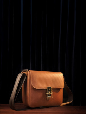 ROGAN Brown Sling Bag Lightweight Regular Use Rexin Zipper Sling Bag for Women