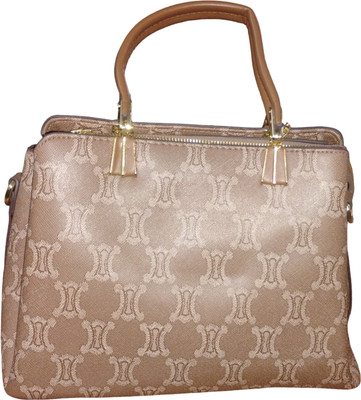 AK Mart Beige Sling Bag Stylish Beige Printed Ladies Purse | Premium Leather Handbag for Women