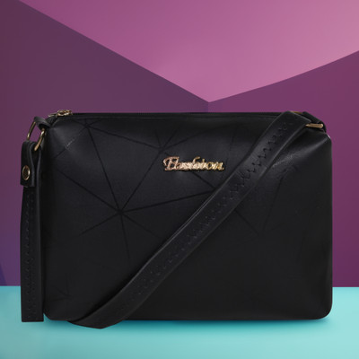 Cara Mia Black Sling Bag Sling Bag Women Girls