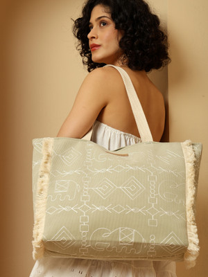 ENSAC Women Green Tote