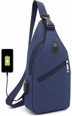 Byoode Blue Shoulder Bag sling bag|cross body bag|shoulder bag|chest bag|waist bag|small outdoor bag