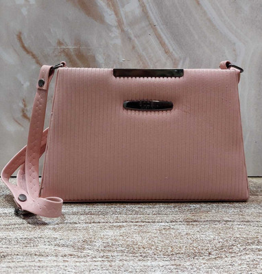 G GLAMORA Pink Sling Bag Structured Crossbody Handbag | For Women & Girls