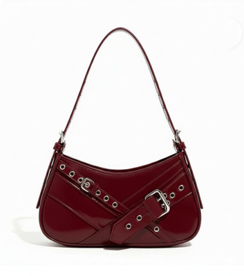 NAIRA Red Sling Bag Red Women Sling Bag Elegant PU Leather Shoulder Bag – Stylish & Durable.