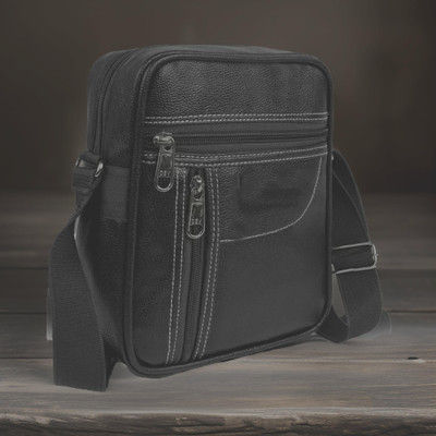 JairaJ Black Sling Bag Men Sling Bag extra large