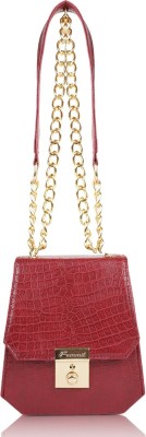 FOMMIL Maroon Sling Bag Fashionable sling bag