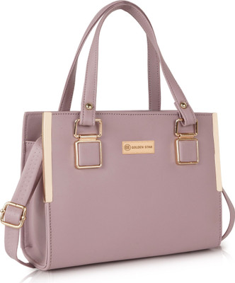 Golden Star Pink Hand-held Bag Casual Classy Trendy Design Tote Shoulder Crossbody Women Slingbag