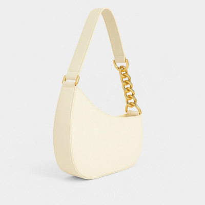 HaveGlam White Sling Bag Elegant PU Leather Shoulder Bag – Stylish & Durable.