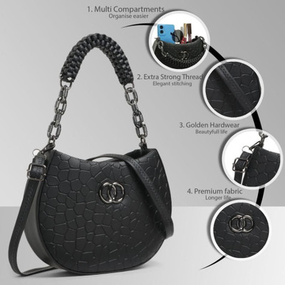 Nariox Black Sling Bag Beautiful Sling Bags for women and girls
