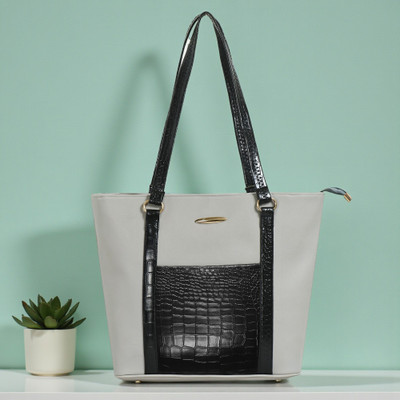 LoveHush Red Hand-held Bag A_CROCO_TIE_RED