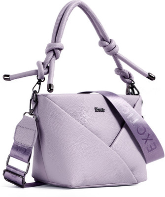 Exotic Purple Sling Bag Unique Shep Texture Design Sling Bag