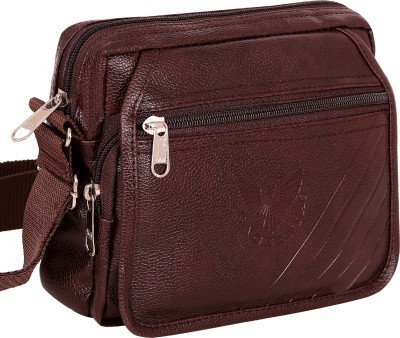 Bagzenia Maroon Sling Bag Messenger Bag Casual Shoulder Bag Travel Organizer Crossbody Bag