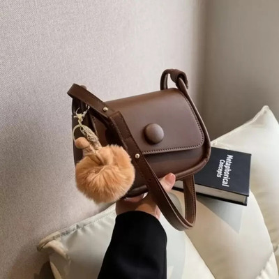 EVOLIC Brown Sling Bag Brown Women Sling Bag