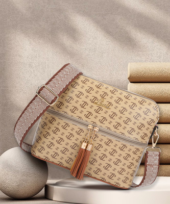 LAVIE Beige Sling Bag Mono LL Tilly Dome Slingbag