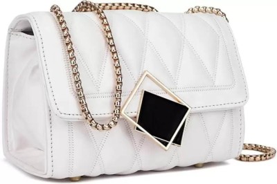 KRIFTY White Sling Bag Sling Bag For Women's/Girls