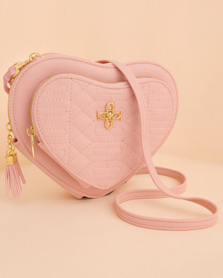 AURELIN Pink Sling Bag HEART-04