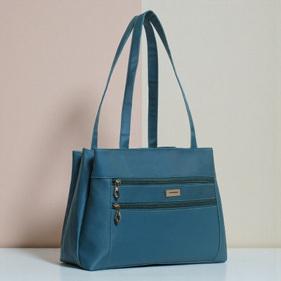 LoveHush Grey Hand-held Bag A_NEW_SATAN_GRAY