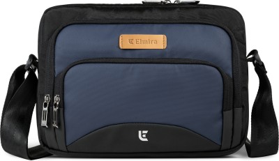 Elmira Blue, Black Sling Bag Sling Bag / Small Side Travel Crossbody Office Passport Messenger Bag