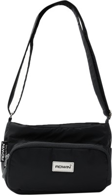 ADWIN Black Sling Bag BOXY SLING