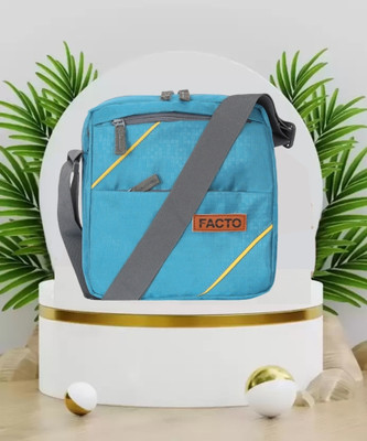 facto Multicolor Sling Bag Sling Bag for Men and Women Perfect Side Bag for Your Daily Essentials .