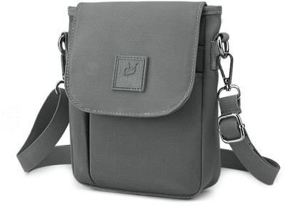 SNDIA Grey Sling Bag Mini Cross Body Women's Sling Bag with removable Strap for Travel