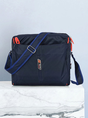 crafty craft Blue Sling Bag Stylish Body for Office, Cash, Business Collection, Travelling