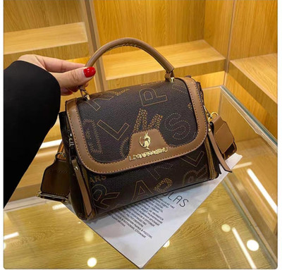 BATCAT Brown Satchel HIGH QUALITY IMPORTED HANDBAG AND SLING BAG WITH LONG ADJUSTABLE BELT AND CLASSY