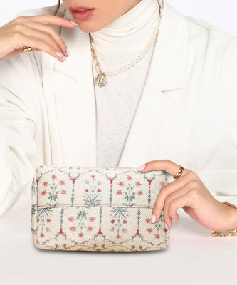 ZOUK White Sling Bag Taj Nakashi Flap Sling Bag
