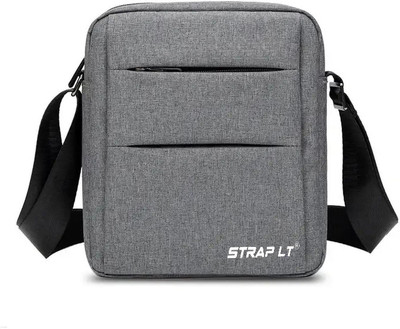 Straplt Grey Sling Bag Cross Body Messenger Shoulder Sling Bag for Men & Women Messenger Bag