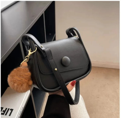 TrendStore Black Sling Bag standard classy hand sling bag