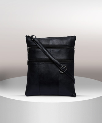 K London Black Sling Bag 117008_BLK_ANTQ