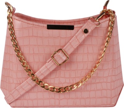 GM CREATIONS Pink Sling Bag GM0025