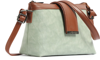 apery Green Sling Bag Embossed SlingBag