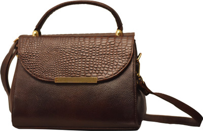 ManatLeather Brown Sling Bag ML-108-Green