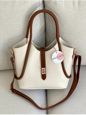 accomade White Sling Bag Trendy Korean Style PU Leather Sling Tote Bag for Women and Girls – BAGLOViS