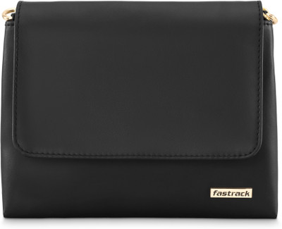 Fastrack Black Sling Bag Solid