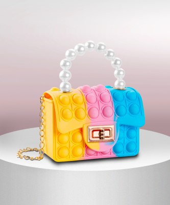 LS ENTERPRISES Multicolor Hand-held Bag Cute Pop it Kids Bag Girls Cross Fashion Princess Chao Baby Shoulder Handbag