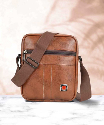 Tan Messenger Bag Casual shoulder men bag and crossbody sling stachebal bag