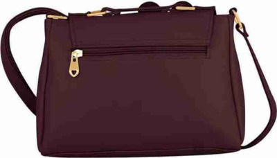 Cleto Maroon Sling Bag HAMZACLETO ALR1_GY_12