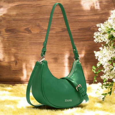 Exotic Green Hobo Cross-Body Hobo Sling Bag for Women