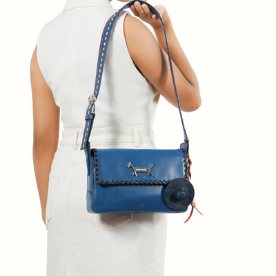 HIDESIGN Blue Sling Bag MERIDA 01