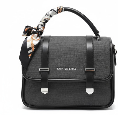 Herself Black Hand-held Bag Women’s Girls Small Top-Handle Handbag