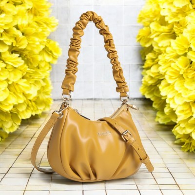 Exotic Yellow Hobo Unique Style Sling Bag For Women