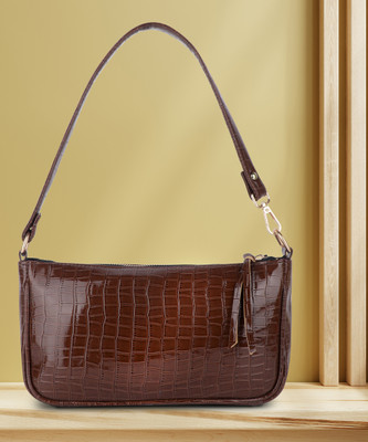 LEKHX Brown Sling Bag Trendy and Durable