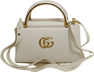 SWAG WALI SAHELI White Sling Bag Modern Shoulder Bag | Fashionable PU Leather Crossbody for Women