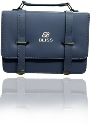 Bliss Blue Sling Bag Navy blue Korean Sling bag women Pu leather Premium quality sling bag