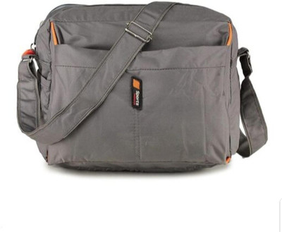 SkyDuck Grey Sling Bag Stylish Shoulder Crossbody Office Business Messenger for Men